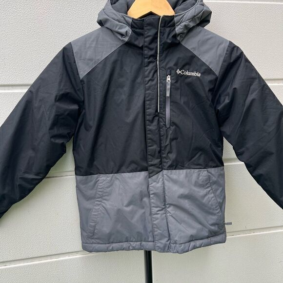 Columbia Kids' Toddler Lightning Lift Jacket Medium Black/Graphite Boys S(8) - Picture 2 of 7